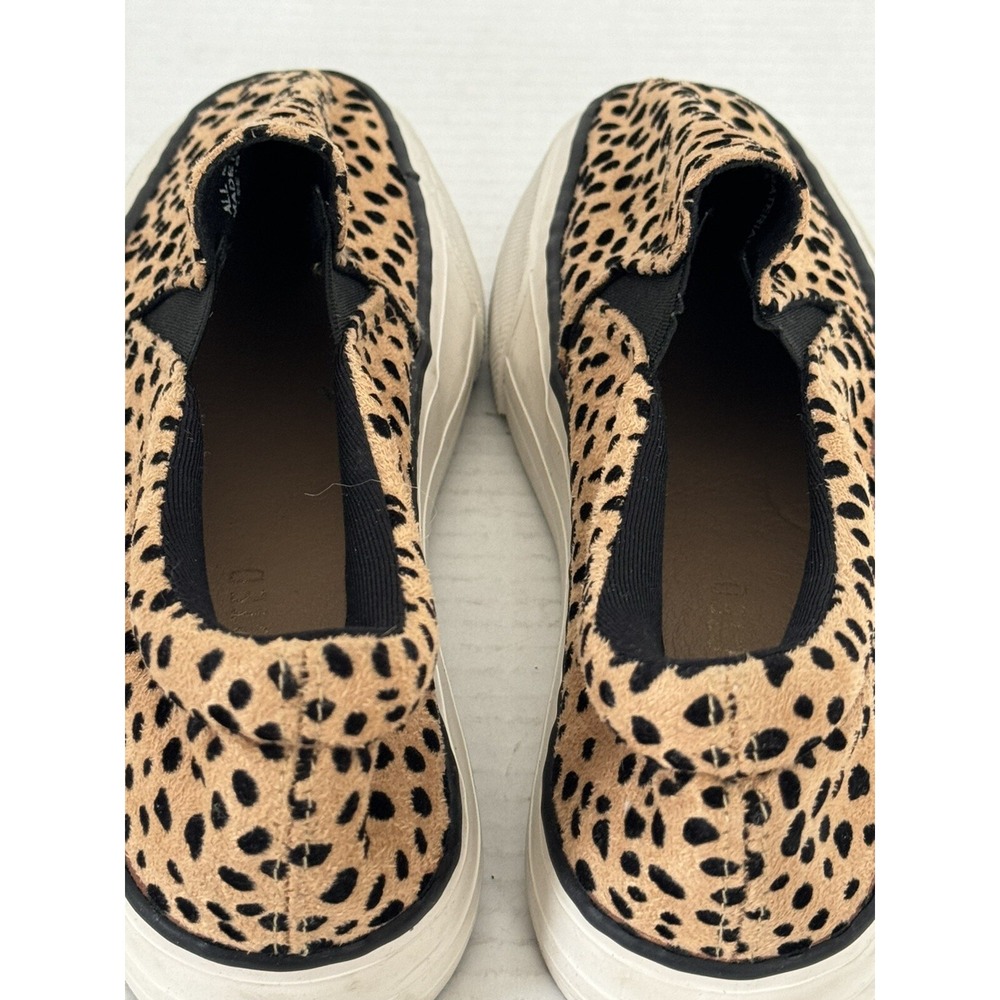 RESTRICTED Sneakers Womens Size 8 CHEETAH PRINT CHUNKY SLIP ON - Picture 13 of 16